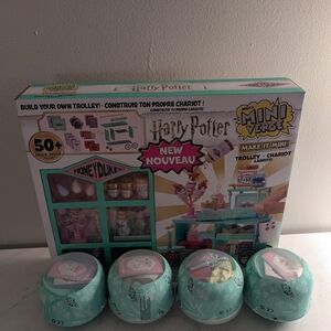 Harry Potter Honeydukes Miniverse Trolley And 4 Mini Sets
